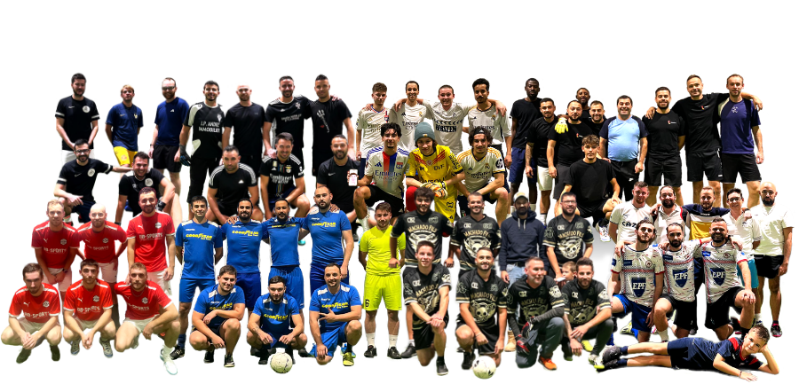 Toutes les équipes du Championnat Loisirs 2024 du CLERMONT FIVE with Clermont Foot 63.